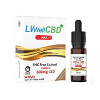 LVWell CBD 500mg 10ml Max Hemp Seed Oil - THE GREEN TREASURY